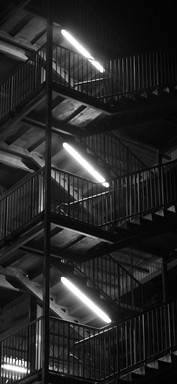  Stairway by night